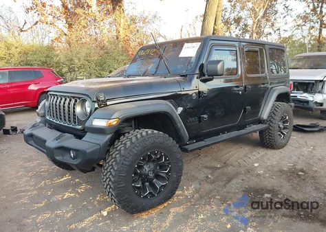 2025 Jeep Wrangler 4-Door Sport 4X4 z USA, uszkodzony, nr VIN 1C4PJXDG7SW550355